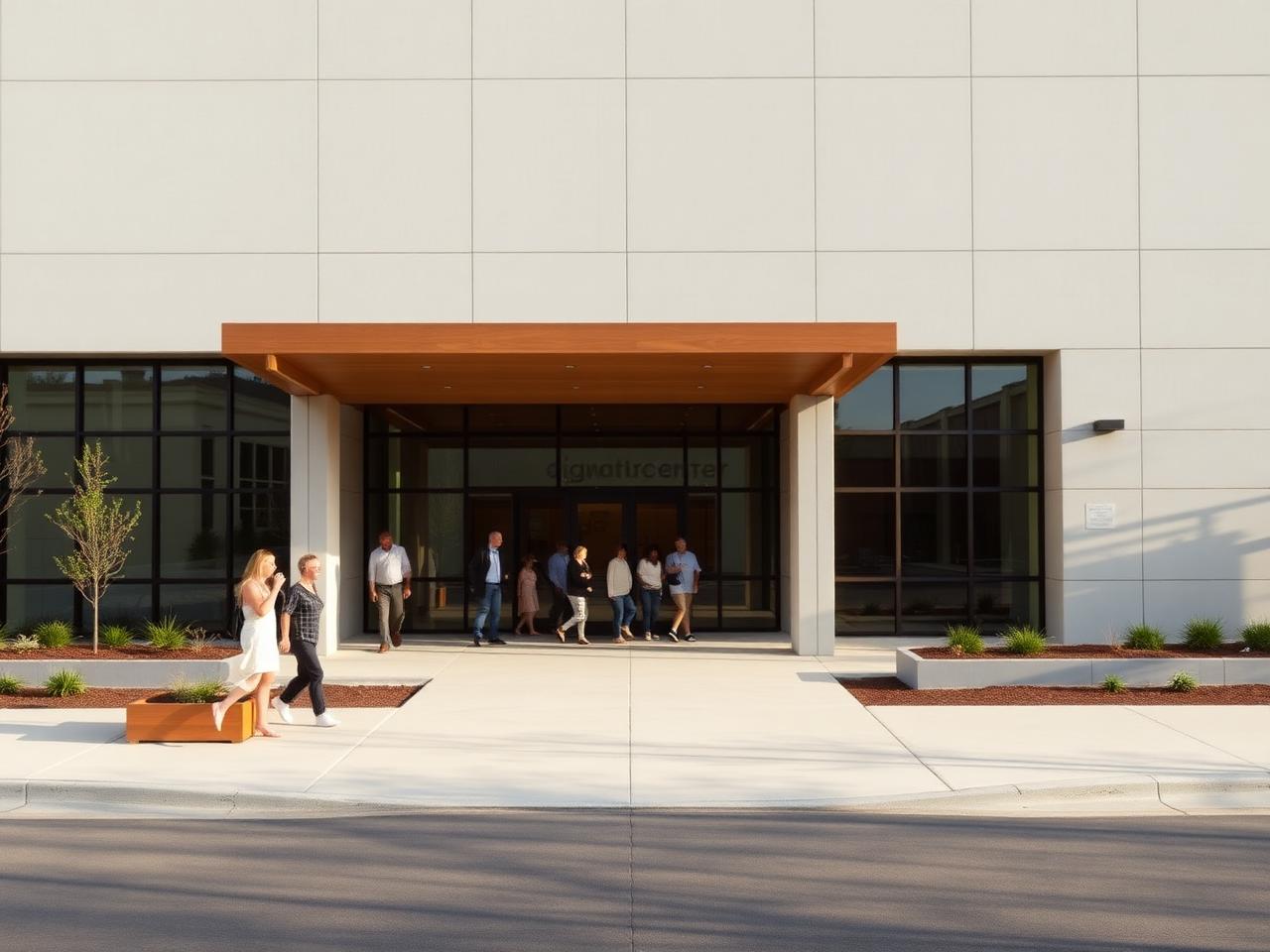 Community center entrance